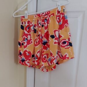 Womens Shorts Size S Multi Colored Silky